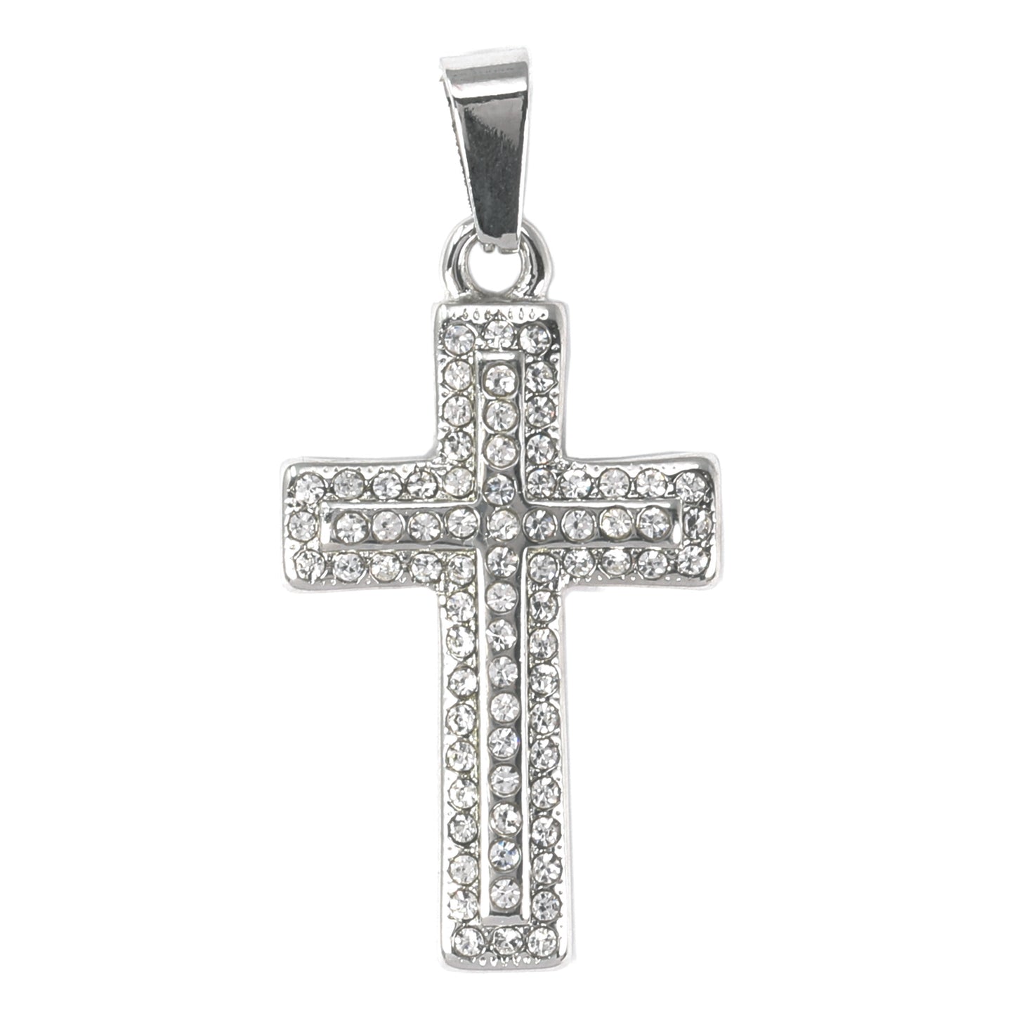Iced Out Cross Pendant - SP-4143