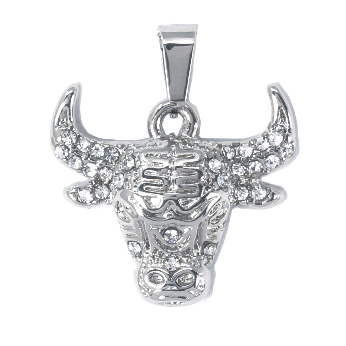 Iced Out Bull Pendant - SP-4155