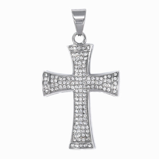 Iced Out Cross Pendant - SP-4210**
