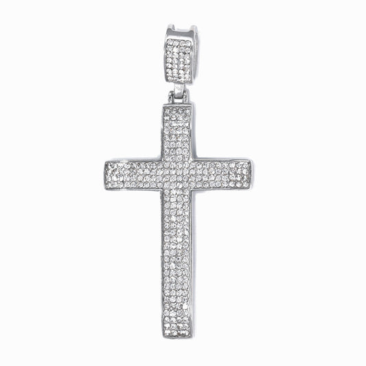 Iced Out Cross Pendant - SP-4212**
