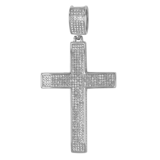 Iced Out Cross Pendant - SP-4221**