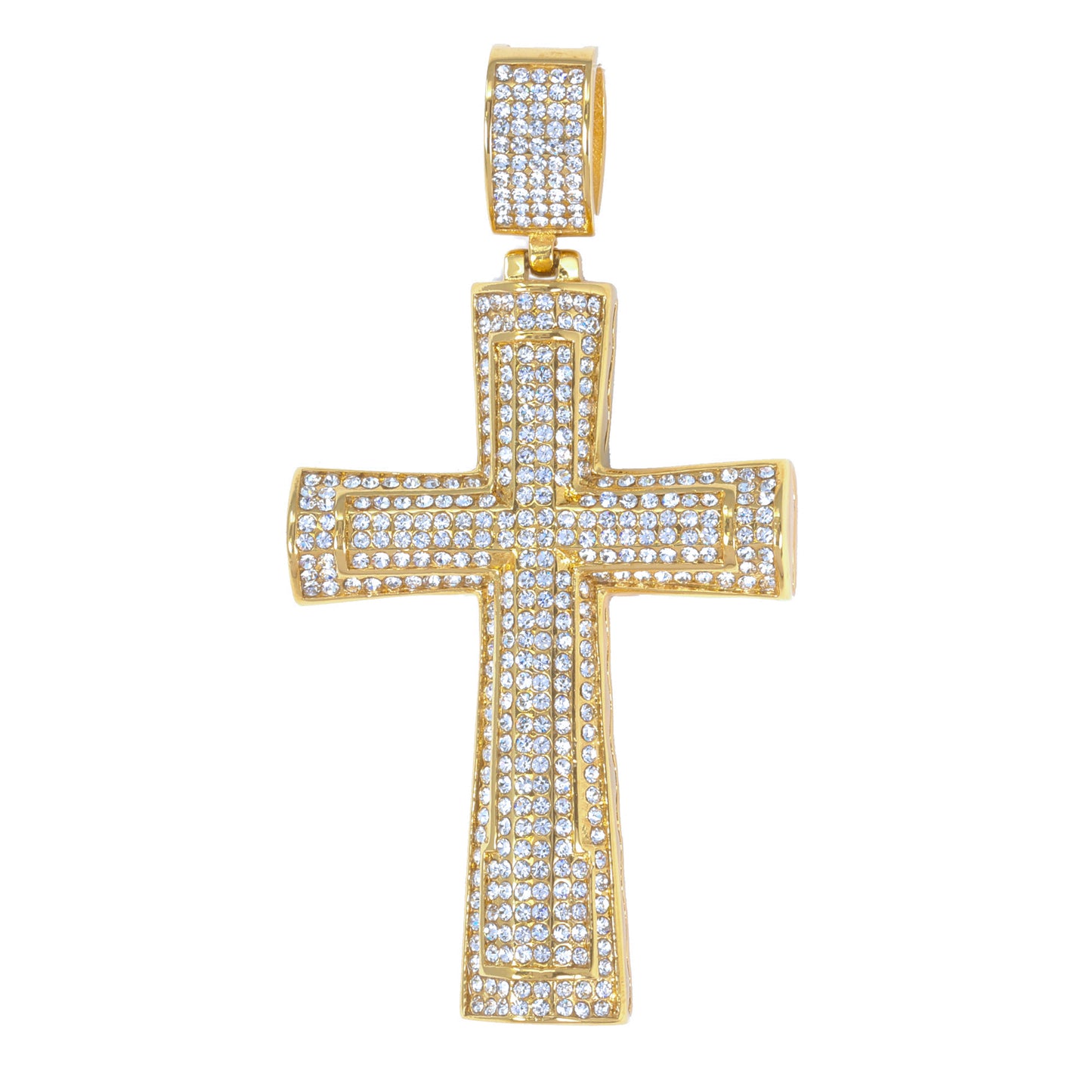 Iced Out Cross Pendant - SP-4224**
