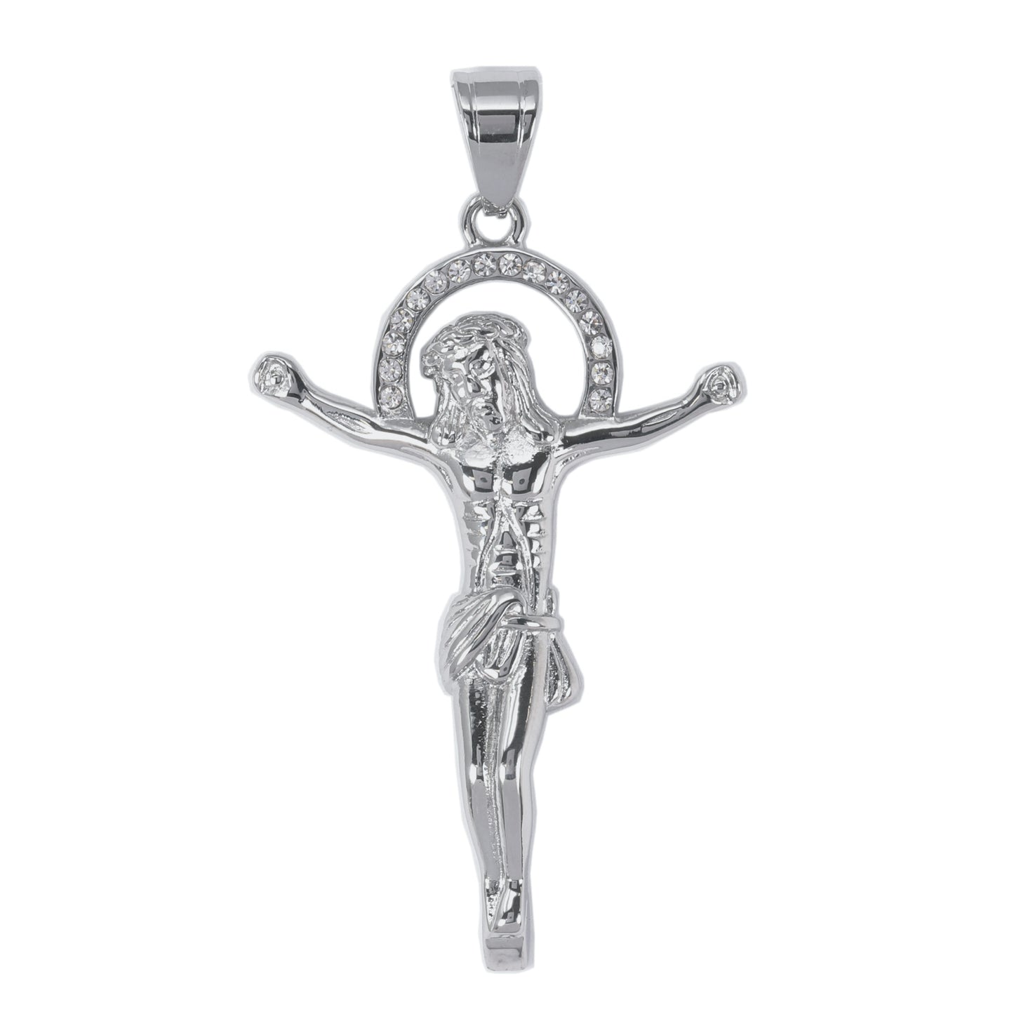 Iced Out Crucifix Pendant - SP-4230