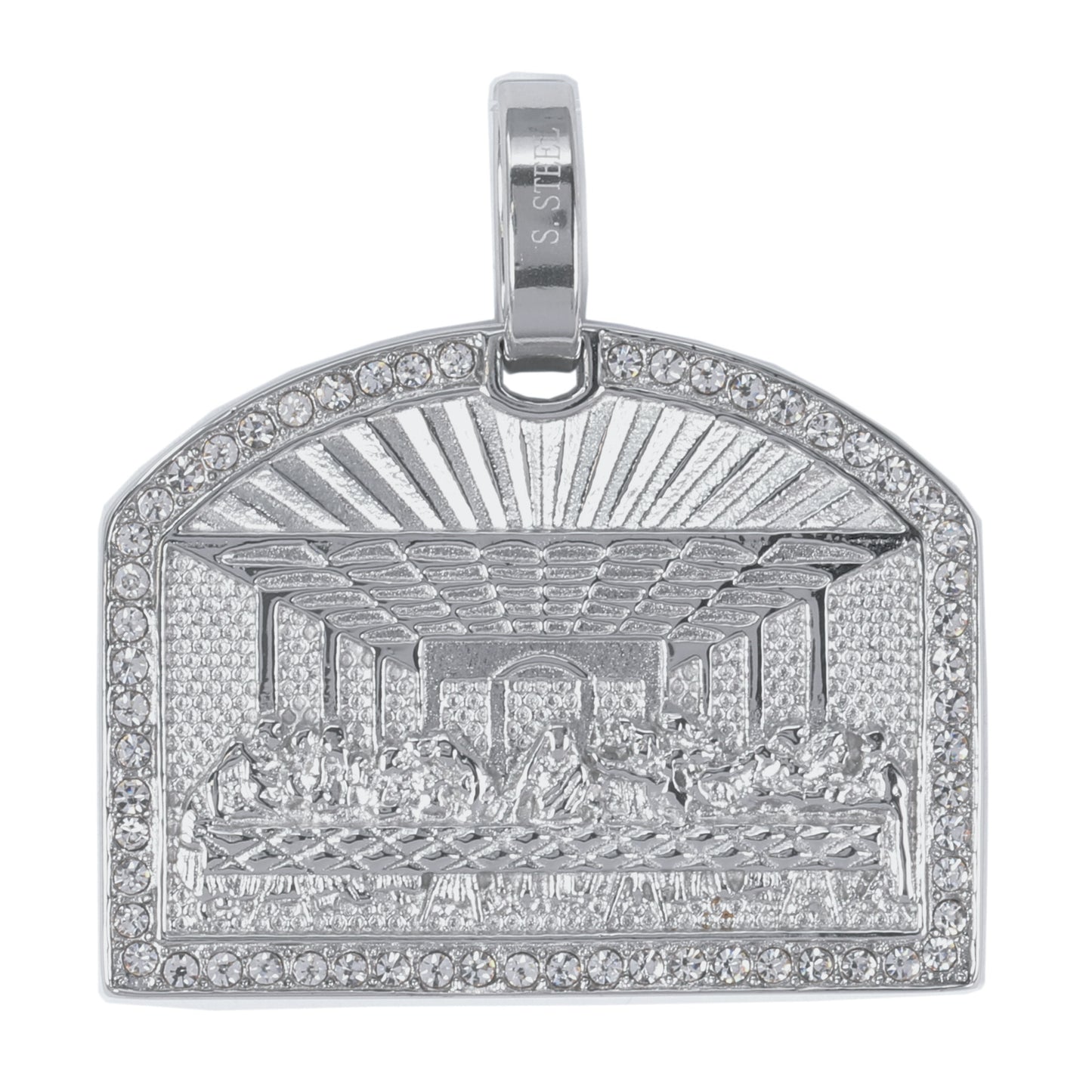Iced Out Last Supper Pendant - SP-4236
