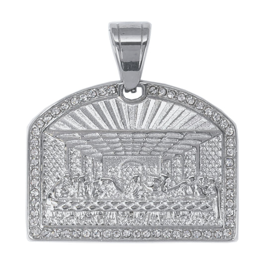 Iced Out Last Supper Pendant - SP-4237