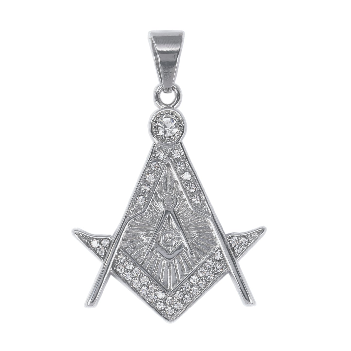 Iced Out Free Mason Pendant - SP-4238**