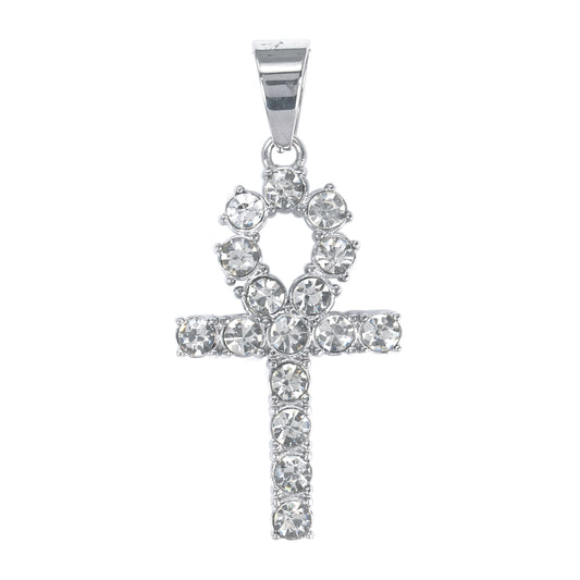 Iced Out Ankh Cross Pendant - SP-4274**