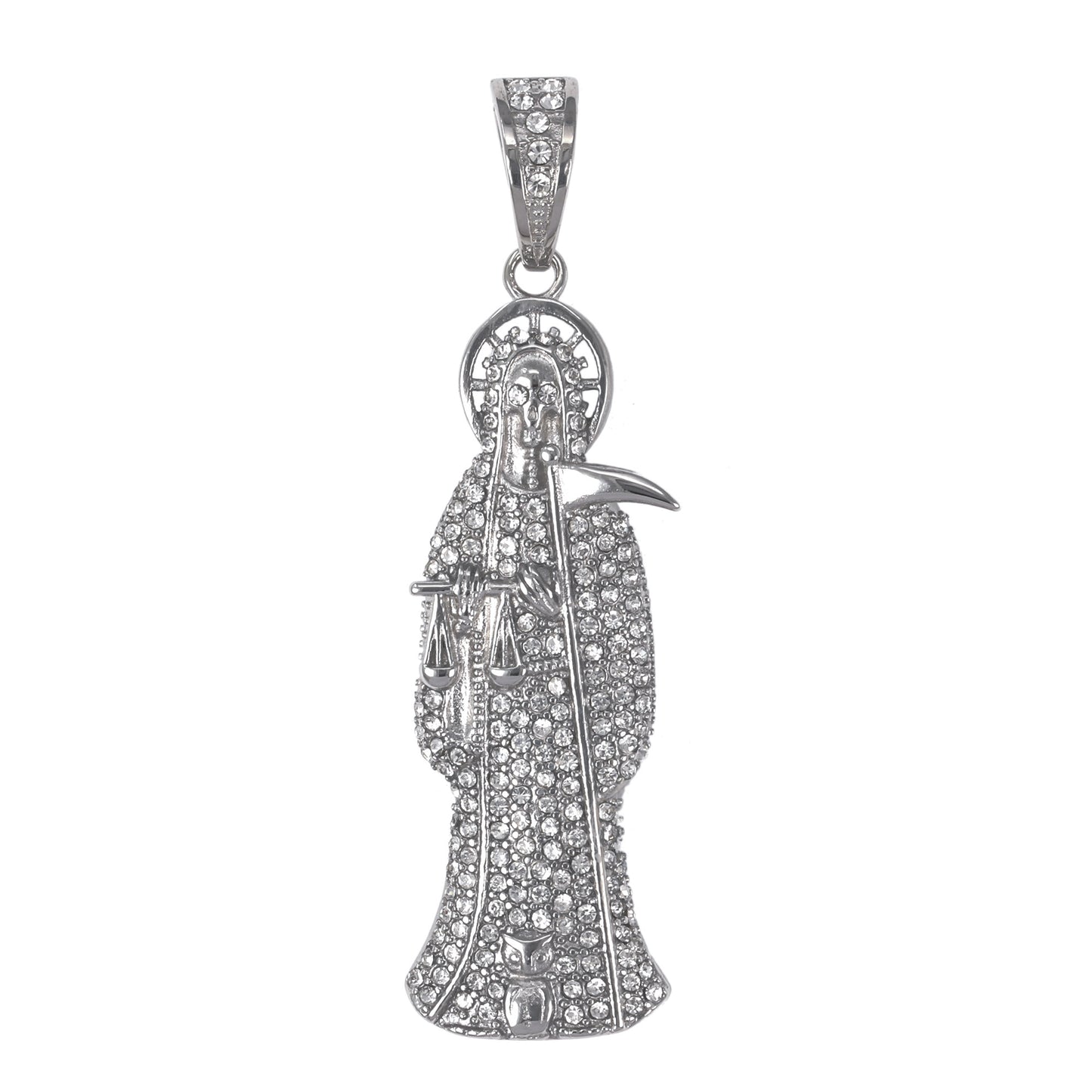 Iced Out Grim Reaper Pendant - SP-4289