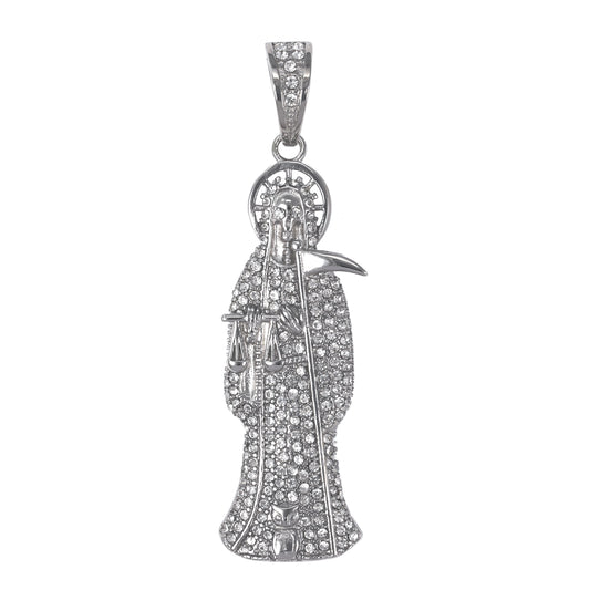 Iced Out Grim Reaper Pendant - SP-4289
