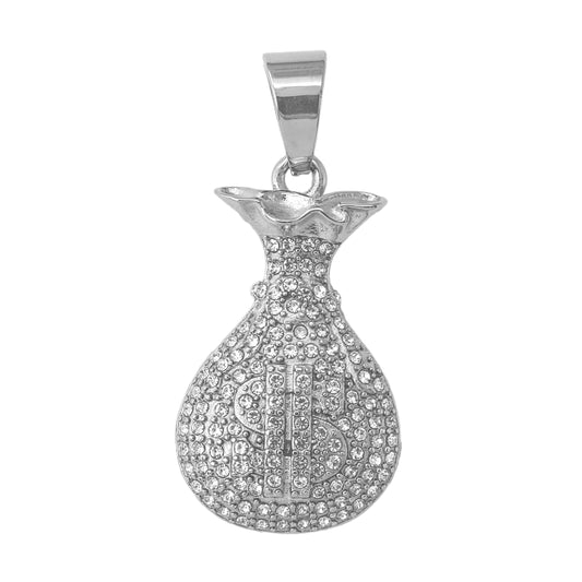 Iced Out Money Pendant - SP-4299**