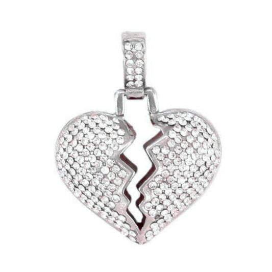 Iced Out Heart Pendant - SP-4311