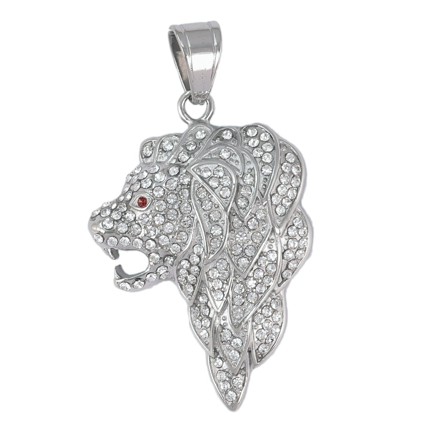 Iced Out Lion Pendant - SP-4320**