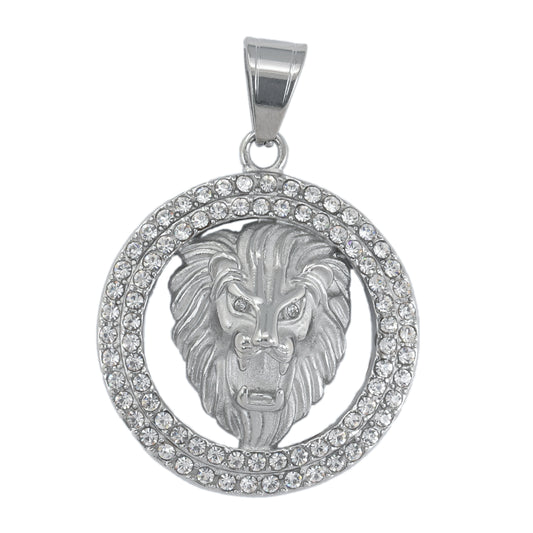 Iced Out Lion Pendant - SP-4324