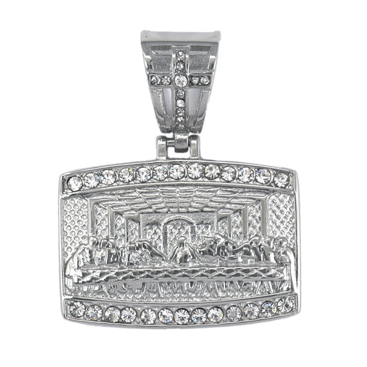 Iced Out Last Supper Pendant - SP-4328**