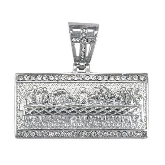 Iced Out Last Supper Pendant - SP-4329**
