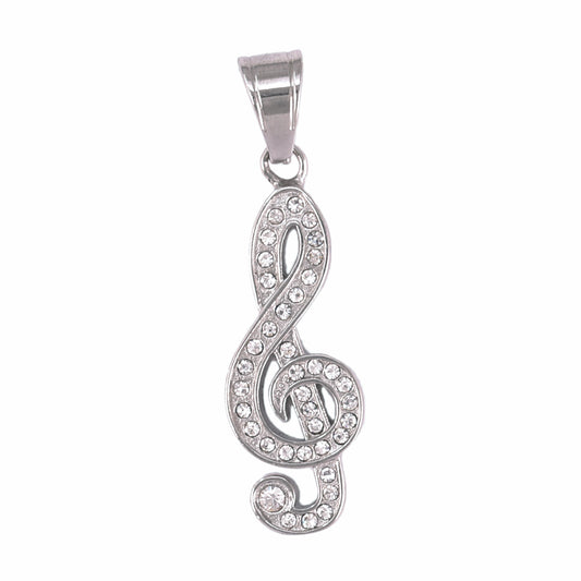 Iced Out Music Pendant - SP-4331**