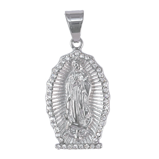 Iced Out Guadalupe Pendant - SP-4333