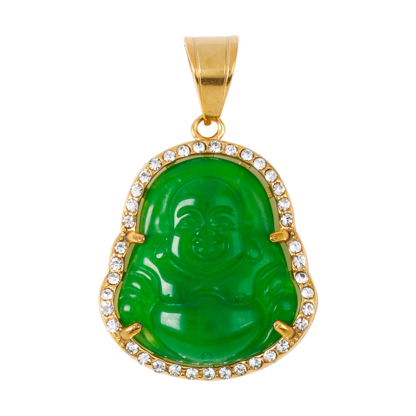 Iced Out Buddha Pendant - SP-4337
