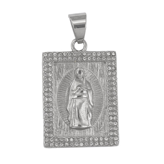 Iced Out Guadalupe Pendant - SP-4350