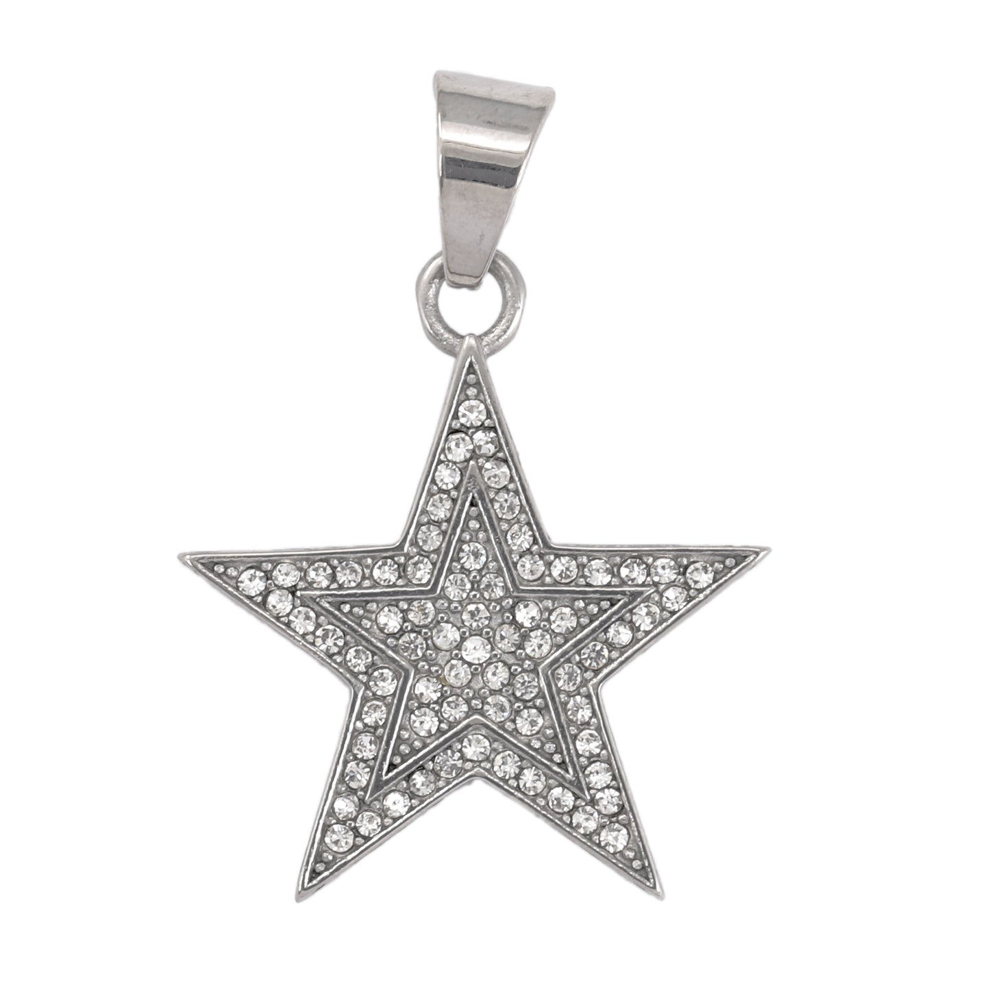Iced Out Star Pendant - SP-4355**