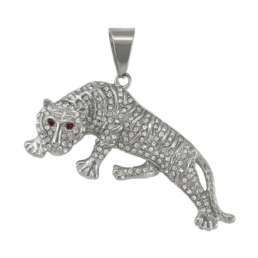 Iced Out Tiger Pendant - SP-4358**