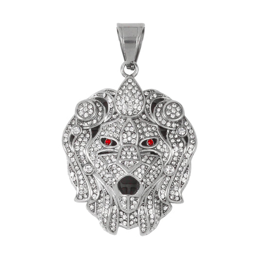 Iced Out Lion Pendant - SP-4383