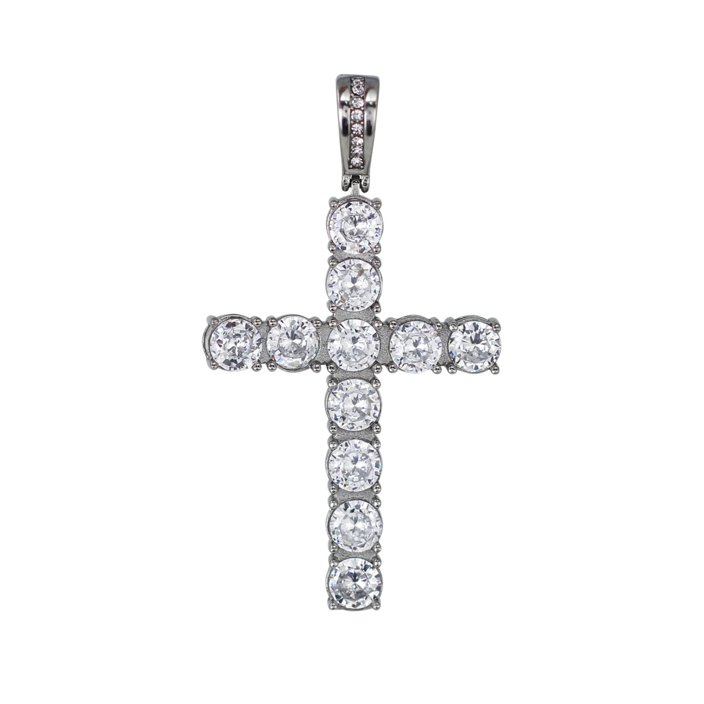 Iced Out Cross Pendant - SP-4386