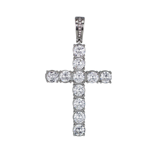 Iced Out Cross Pendant - SP-4386