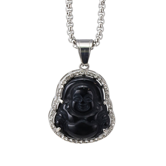 Iced Out Buddha Pendant - SP-4390