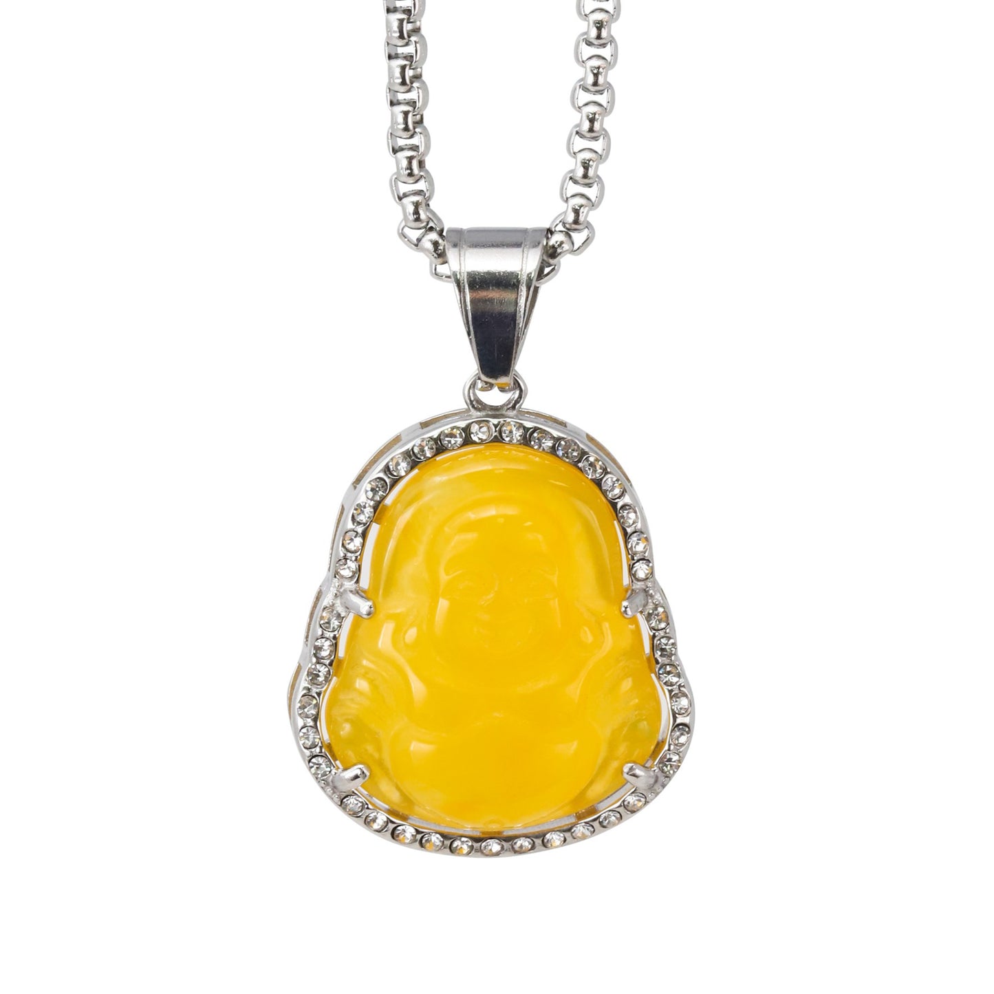 Iced Out Buddha Pendant - SP-4394