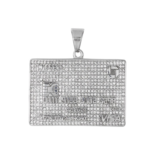 Iced Out Credit Card Pendant - SP-4395