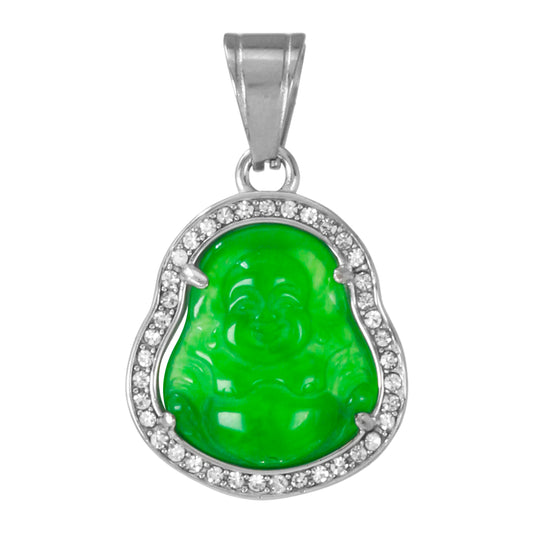 Iced Out Buddha Pendant - SP-4396