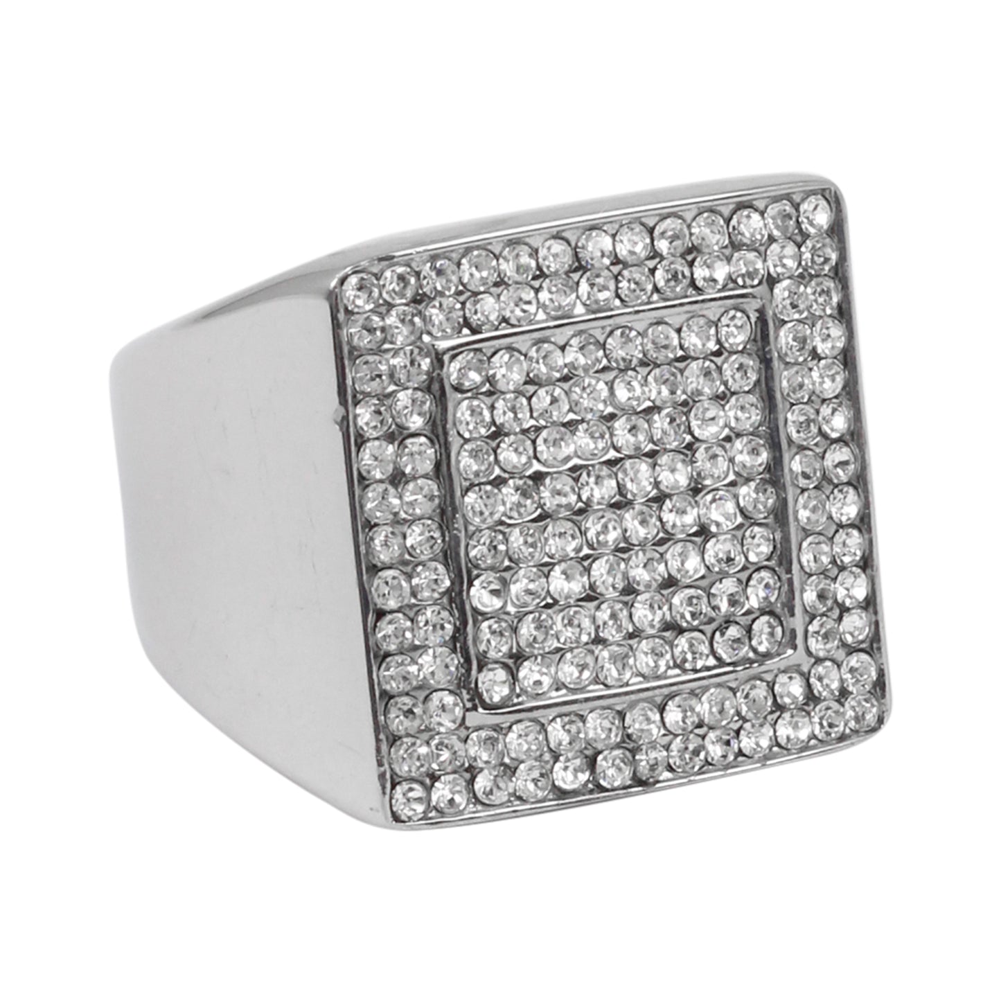 Square Iced Out Ring - SR-115
