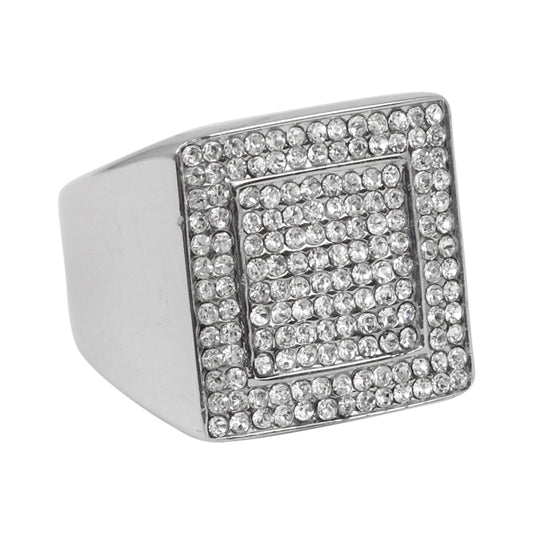 Square Iced Out Ring - SR-115