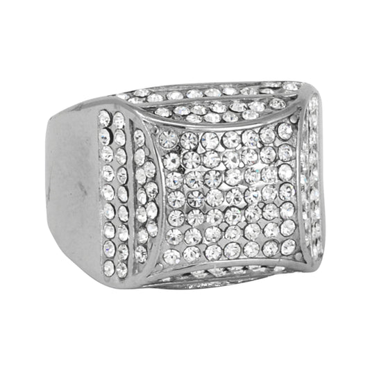 Square Iced Out Ring - SR-117