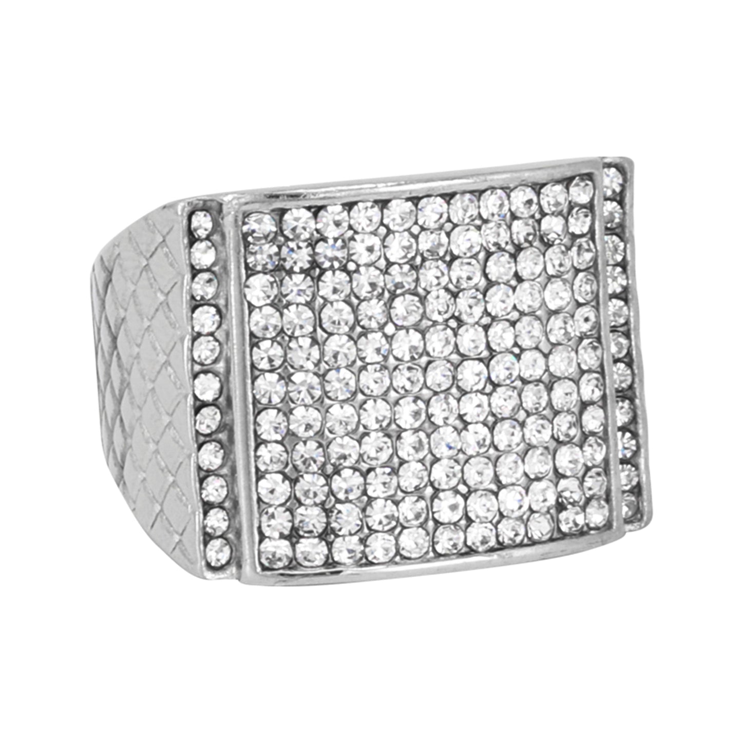 Square Iced Out Ring - SR-118