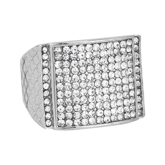Square Iced Out Ring - SR-118