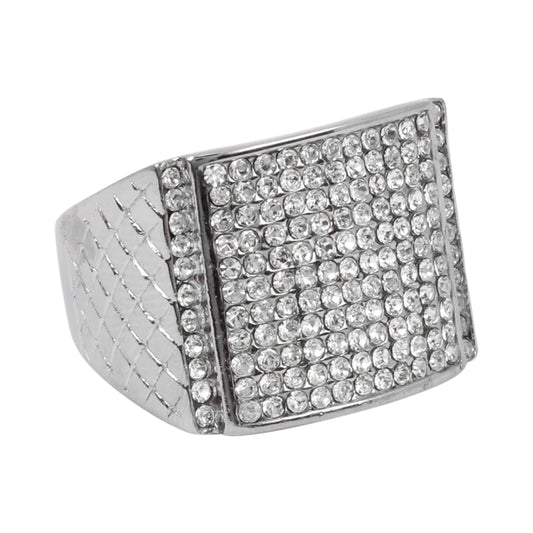 Square Iced Out Ring - SR-119