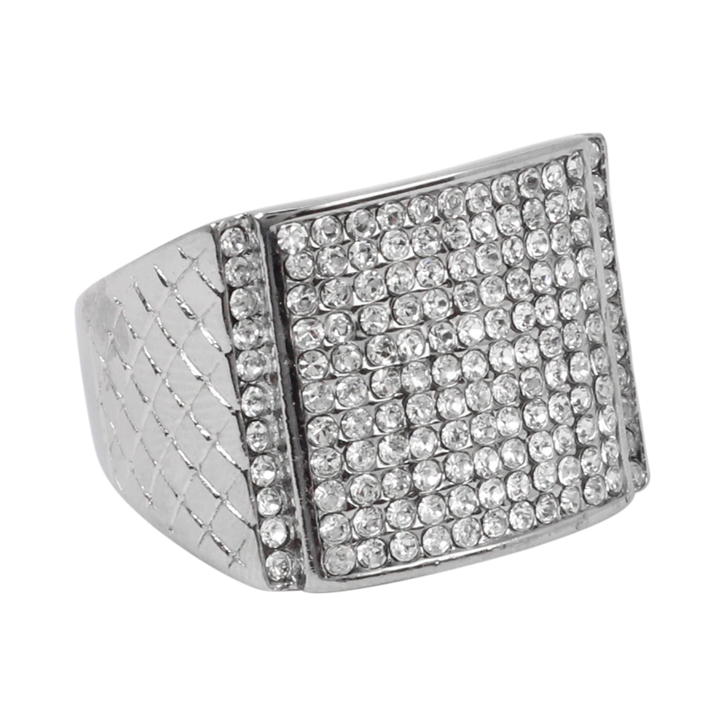 Square Iced Out Ring - SR-119