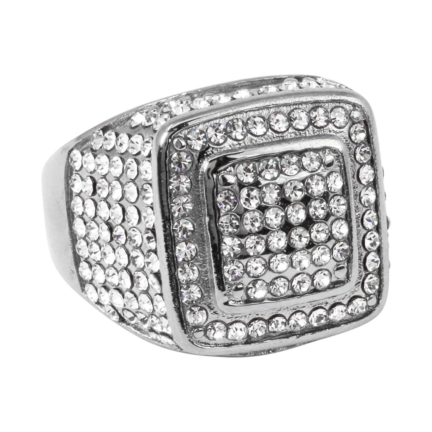 Square Iced Out Ring - SR-120