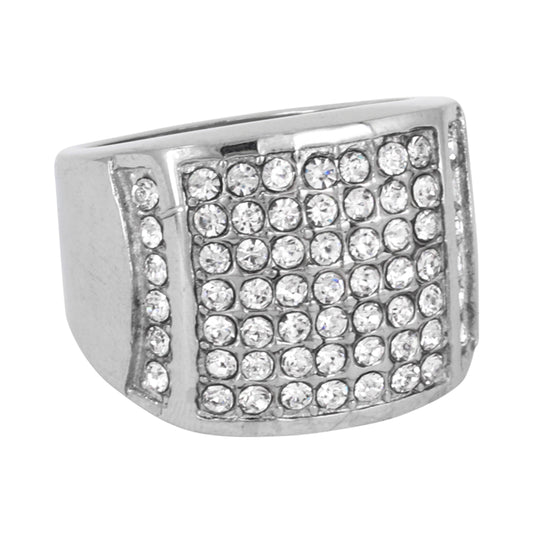Square Iced Out Ring - SR-129