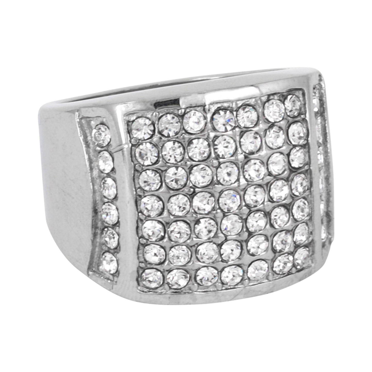 Square Iced Out Ring - SR-129