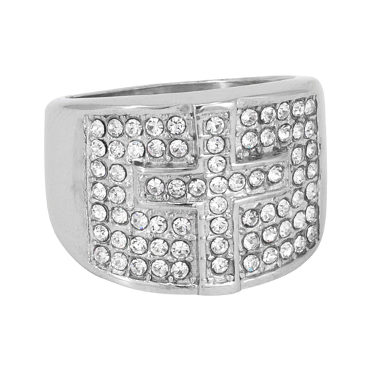 Iced Out Cross Ring - SR-130