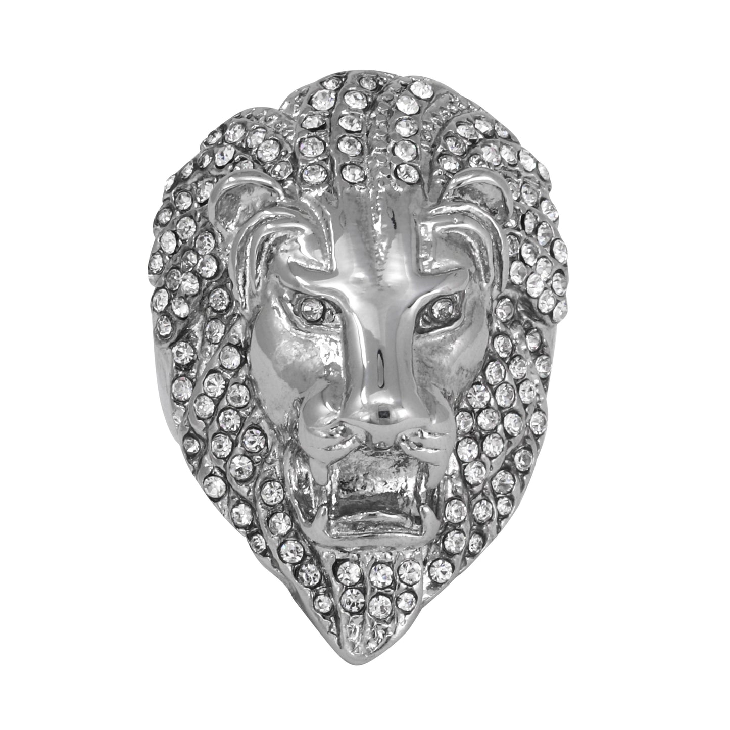 Iced Out Lion Ring - SR-135