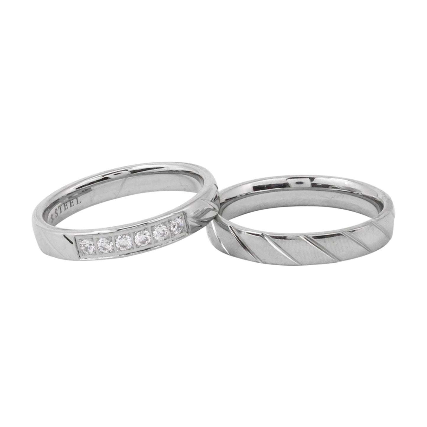 Stainless Steel Ring Silver - SRP-308**