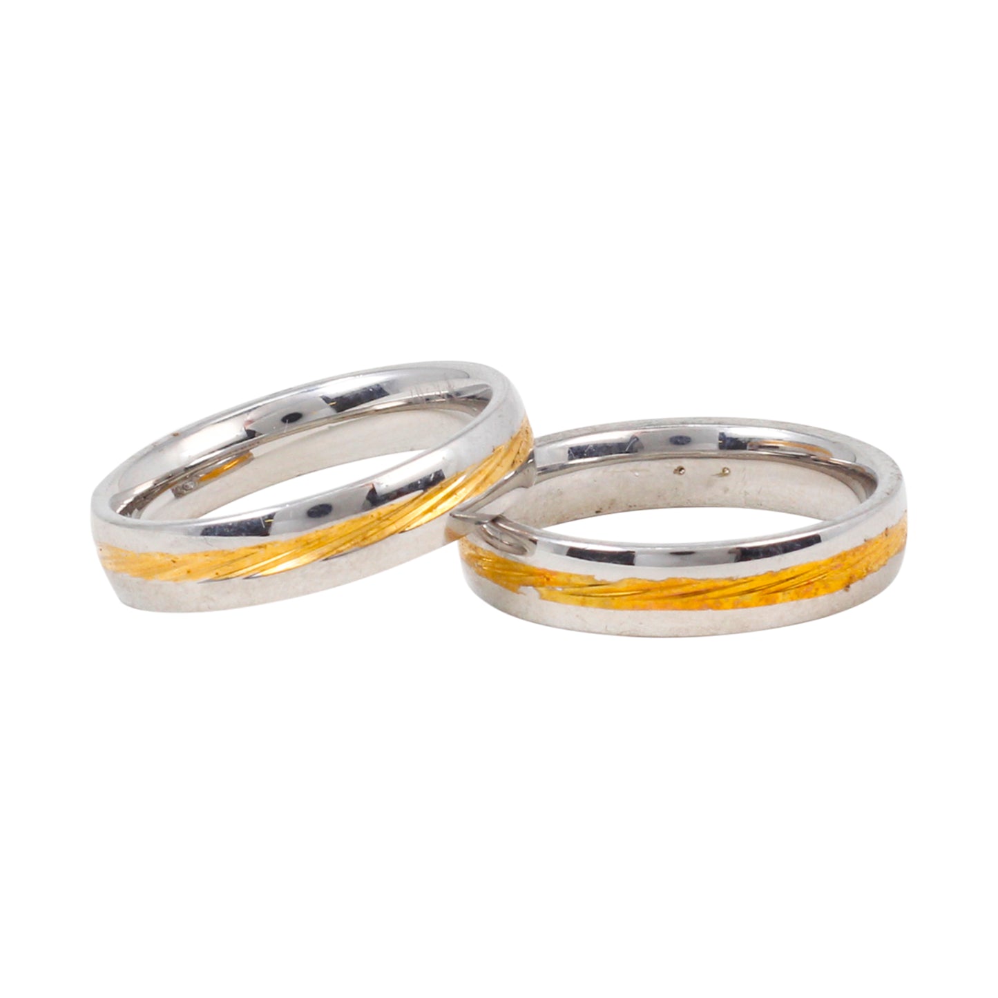 Stainless Steel Ring Two Tone - SRP-310**