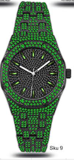 Urban Iced Out 42mm Metal Band Watch - 8651-MB