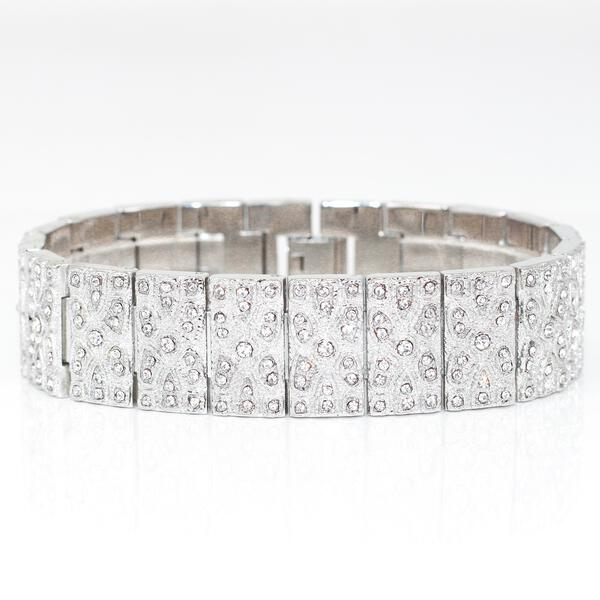 20mm Iced Nugget Bracelet - HBR-121