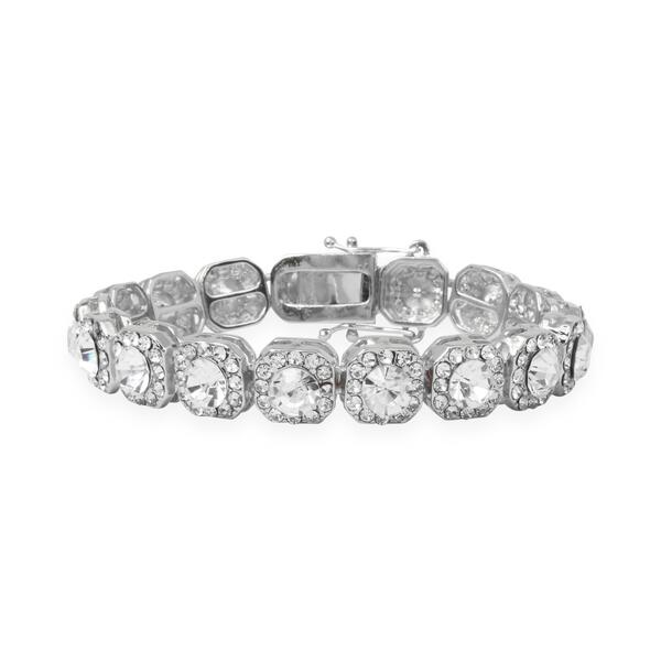 12mm Iced Cluster Bracelet - IOCH-103-G