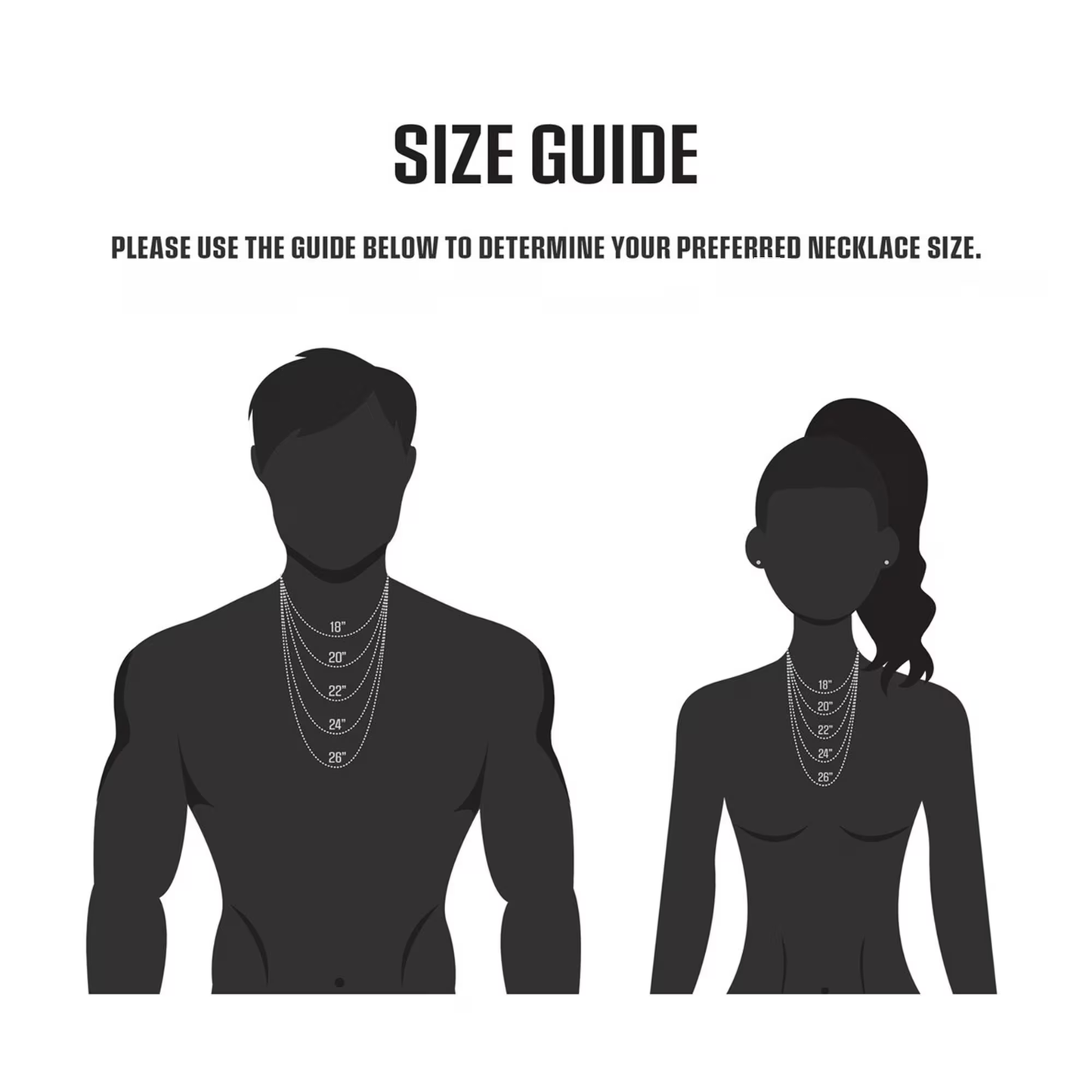 Iced Medium Shooting Man Pendant with 4mm Rope Chain 24" - HC-1178*